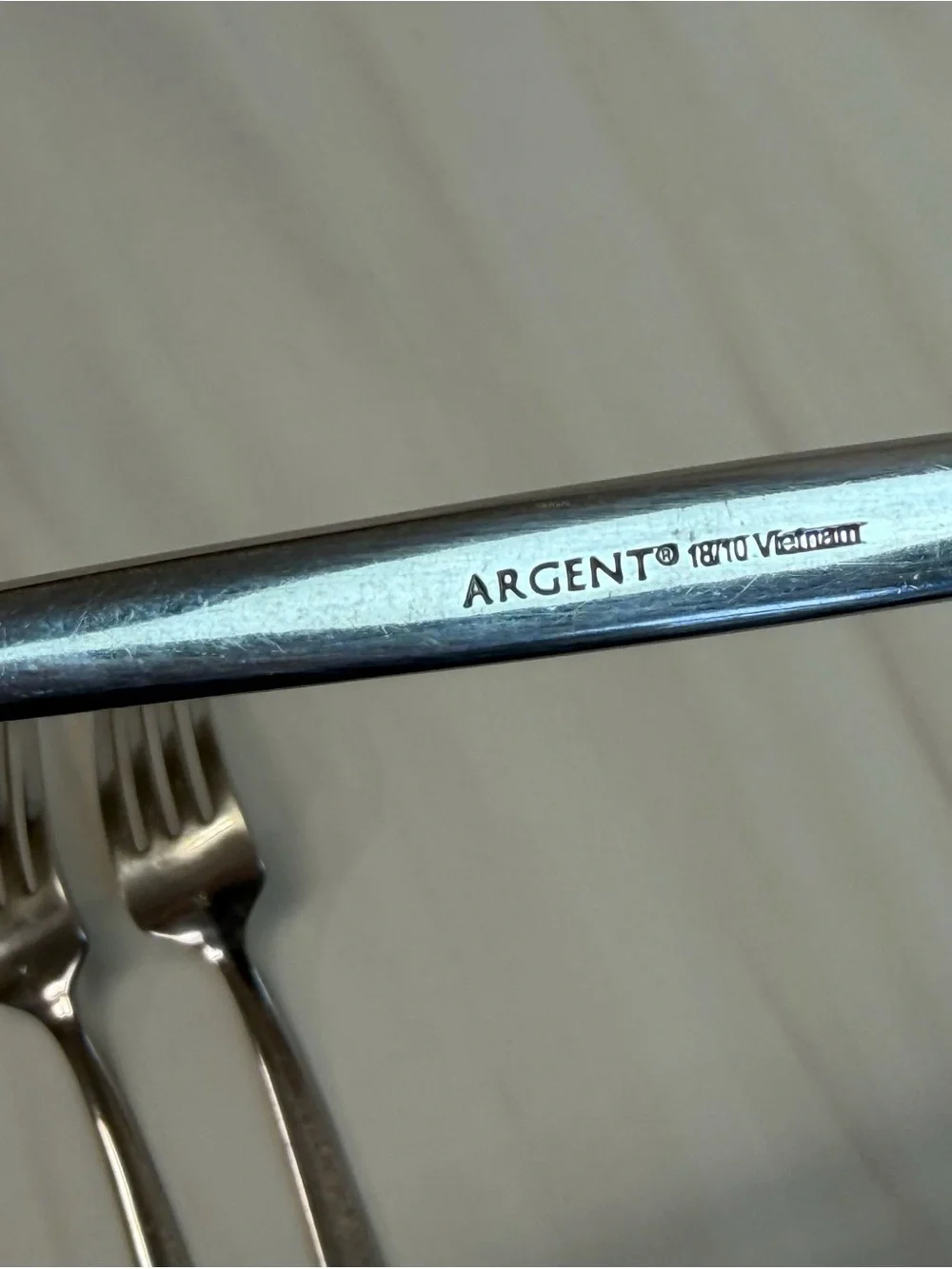 Argent Orfevres Flatware 3 Dinner Forks Capetown 18/10 Stainless Steel Vietnam